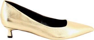 Naturalizer Natalia Pump Dark Gold Leather J1215L3700 Womens