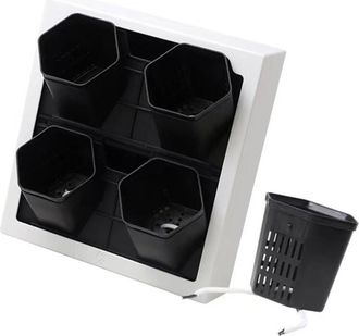 OEM Macetero De Pared Innovador Con Marco De Fotos Integrado - Blanco