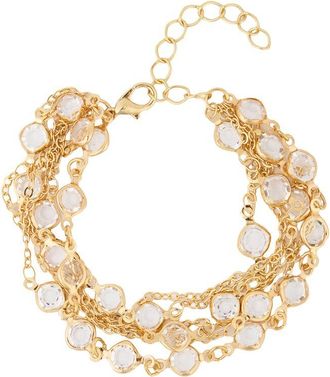 Saachi Saachi Glass Multi Layer Bracelet