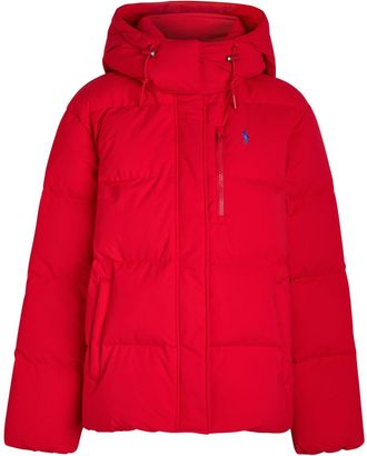 Polo Ralph Lauren Logo-embroidered Padded Shell Jacket - Red - M (UK12 / M)