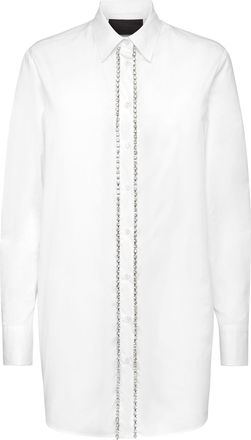 Philipp Plein Shirt Dress Crystal