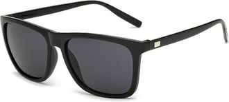 Generic Woman Outdoor Driving Sunglasses Commuter Men Vacation Decorative Sun Glasses(Black)