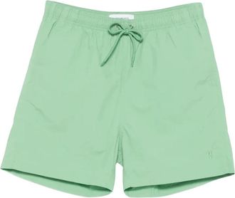 Norse Projects Kattegat Zwemshorts - Heren - Strandmode - Groen - S - Polyester - Badmode
