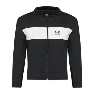 Balenciaga Zip-throughs, male, Black, Size: M Logo Zip-Up Track Jacket