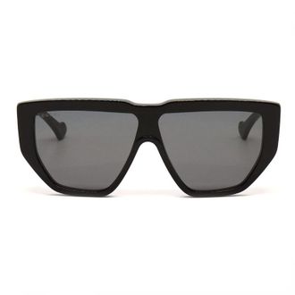 Gucci Shield Full Rim Sunglasses - Black