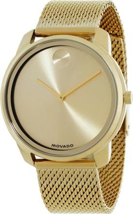 Movado Bold Quartz Gold Dial Mens Watch 3601337