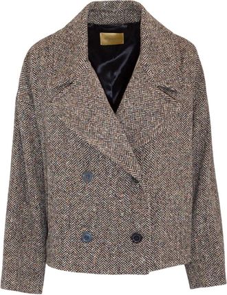 Momoni Chaqueta Corta - Jackets - Mujer - Beige - XL