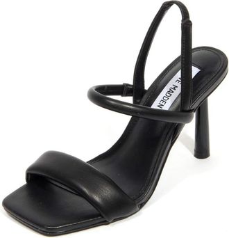 Steve Madden Zwarte Exquisite Sandaal met 9cm Hak - Dames - Sandalen met hakken - Zwart - 36 EU - Schoenen