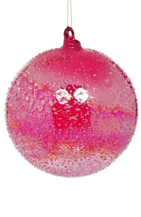 Mark Roberts Sparkling Ombre Ornament, Large, Set of 4 in Pink at Nordstrom