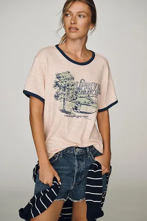 Pilcro Cotton Heritage Ringer Tee