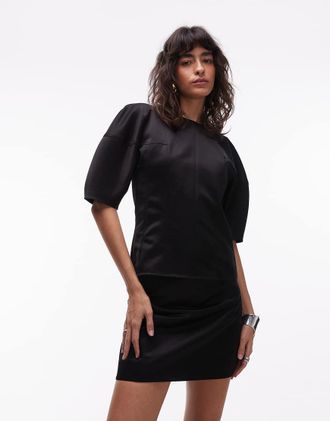 & Other Stories Minigonna nera in coordinato-Nero