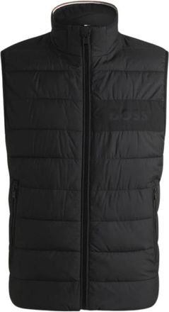 HUGO BOSS Jassen > Vesten - Heren - Bodywarmers - Zwart - 2XL - Jassen