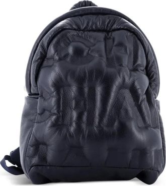 Chanel Doudoune medium leren rugzak - Blauw