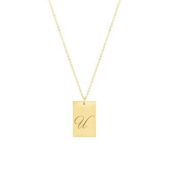 Set & Stones Stella Initial Necklace in Gold /U at Nordstrom