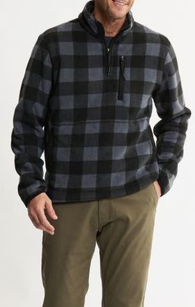 J.A.C.H.S. Quarter Zip Fleece Pullover in Grey at Nordstrom Rack, Size X-Large