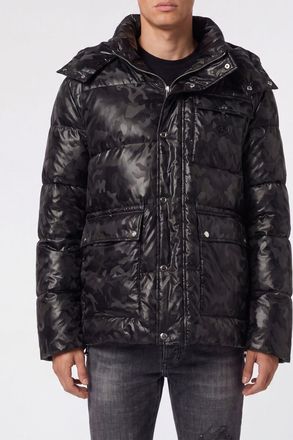 Philipp Plein Piumino imbottito camouflage Nylon Puffer