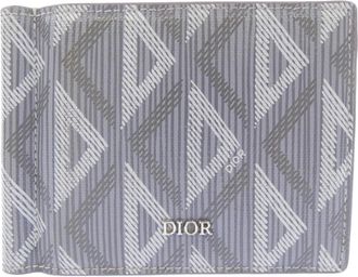 Dior Gray Bill Wallet (Bi-Fold) (Pre-Owned)