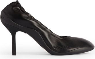 Balenciaga Black Slip On Heels