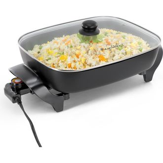 MegaChef 14.96 Inch Electric Fry Pan with Non-Stick Coating in Black at Nordstrom