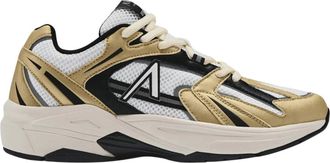 ARKK Copenhagen Schoenen, Dames, Veelkleurig, 40 EU, Leer, Goud Zwart Oserra Mesh S-Sp Schoenen