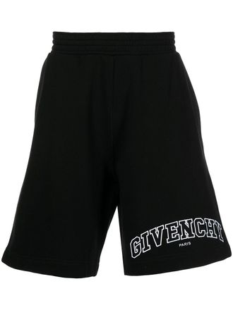 Givenchy Shorts sportivi con stampa - Nero