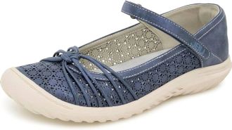 Jambu Womens Ramy Mary Jane Flats In Navy Shimmer