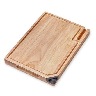 Tag Cutting Board W Phne Hldr & Shrpnr Natural Steel Everyday in Brown at Nordstrom