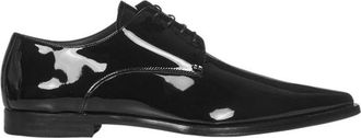 Dsquared2 Elegante Zwarte Leren Werkschoenen - Heren - Nette schoenen - Zwart - 39 EU - Leer - Schoenen
