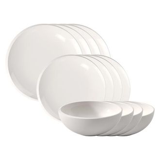 Villeroy & Boch NewMoon 12 Pc Set in White at Nordstrom