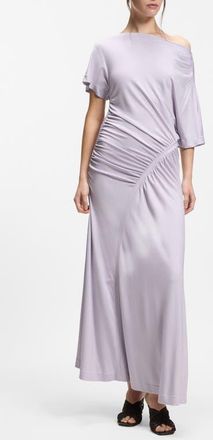 BOSS Ecaren Ruched Jersey Dress in Lavendar Tide at Nordstrom, Size X-Small