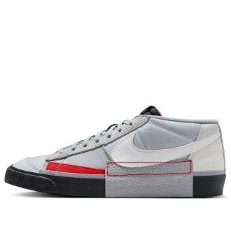 Nike Blazer Low Pro Club Wolf Grey University Red FJ3694-002