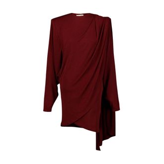 Saint Laurent Mujer, Vestidos, Rojo, Talla: L