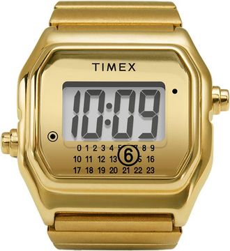 Timex Lab Ring Mm6 Maison Margiela Unisexs Gold Watch TW2Y50200 Stainless Steel - One Size