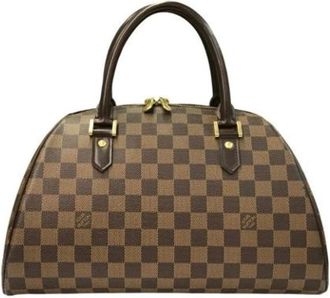 Louis Vuitton Pre-owned Damier Canvas Handbag - Dames - Vintage Handtas - Bruin - ONE Size - Vintage