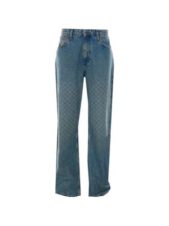 Daily Paper Clothing Faded Monogram Amba Jeans