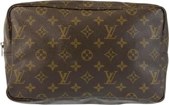 Louis Vuitton Brown Pvc Pouch (Pre-Owned)