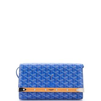 Goyard Monte Carlo Clutch with Strap Coated Canvas PM