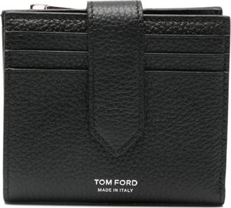 Tom Ford Accessoires, Heren, Zwart, ONE Size, Stijlvolle Portemonnees en Kaarthouders