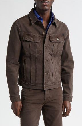 Tom Ford Icon Western Corduroy Jacket in Dark Chocolate at Nordstrom, Size Xx-Large