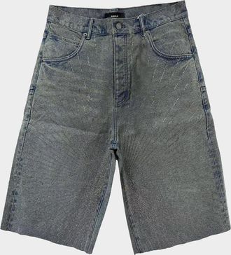 Purple Distressed Skinny Jeans