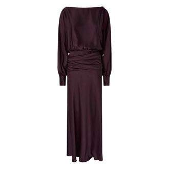 Pinko Midi Dresses, female, Purple, Size: M Maxi Dresses