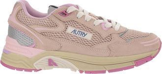 Autry Hyperway Sneakers With Suede And Mesh Detailing