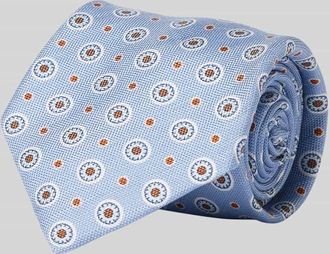 Altea Krawatte aus Seiden-Leinen-Mix Modell ISONZO in Bleu, Gr&ouml;&szlig;e 1