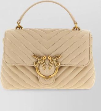 Pinko love bag lady mini leather quilted shoulder bag