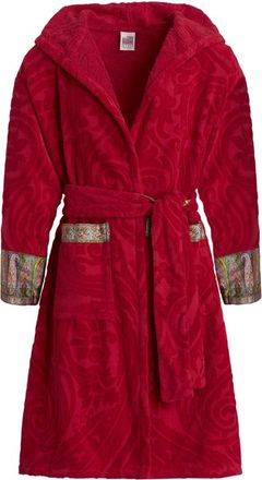 Etro New Tradition Badjas met Capuchon - unisex - Badjassen - Rood - M - Katoen - Nachtkleding