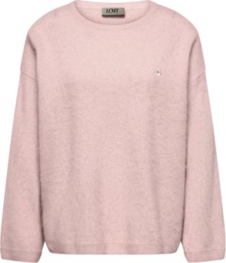LeComte Ronde hals gebreid - Dames - Truien - Roze - Maat: S