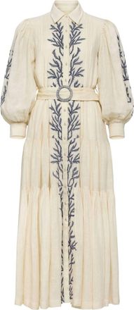 Carolina K Womens Marie Jane Dress In Gardenia