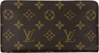 Louis Vuitton Brown Monogram Monogram Long Wallet (Bi-Fold) (Pre-Owned)