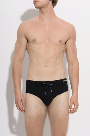 Dolce & Gabbana Swim Briefs, Mens, Black
