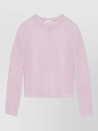 Lisa Yang sheer knit crew neck long sleeve jumper